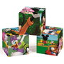 Clementoni Cubos 12 - La Maison de Mickey Mouse 41348 - Jeu de construction avec 12 cubes pour créer 6 images - Disney, à partir de 3 ans