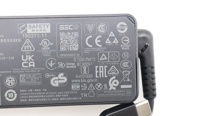 Lenovo Chargeur USB Type-C 45W 20V 2.25A