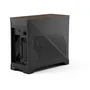 Fractal Design Era 2 Charcoal - Boîtier PC m-ITX avec 2 ventilateurs 120 mm, port USB 3.1 Type-C et riser PCIe 4.0