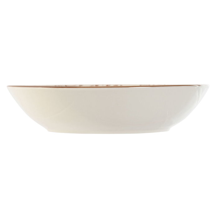 Service de vaisselle Home ESPRIT Marron Beige Porcelaine 20 x 20 x 4 cm Service de vaisselle Home ESPRIT Marron Beige Porcelaine 20 x 20 x 4 cm