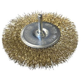 Haukka Brosse circulaire en fil métallique Ø100mm axe 6mm