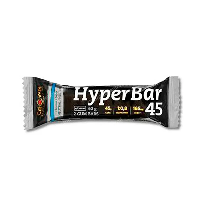 Crown Sport Nutrition Hyperbar 45 - 60 Gr Neutro - Barre énergétique glucidique pour sport d'endurance - Sans additifs - Végétalien Crown Sport Nutrition Hyperbar 45 - 60 Gr Neutro - Barre énergétique glucidique pour sport d'endurance - Sans additifs - Végétalien