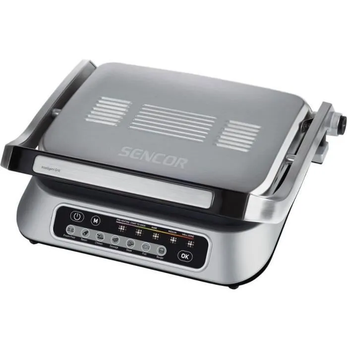Sencor SBG6031SS Plaque de cuisson électrique à induction, couleur argent, précision et rapidité Sencor SBG6031SS Plaque de cuisson électrique à induction, couleur argent, précision et rapidité