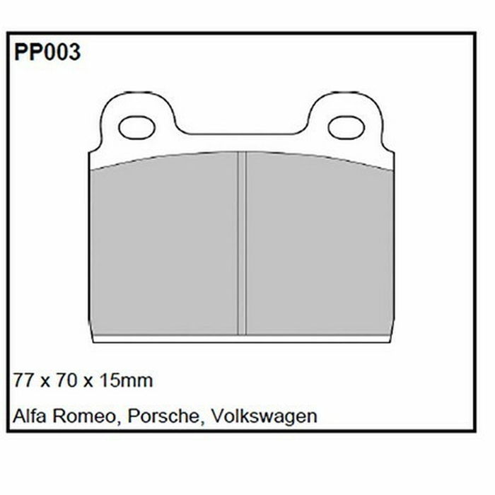 Plaquettes de frein Black Diamond BDPP003