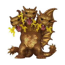 Funko King Ghidora (Electric) Godzilla Figurine Super Sized POP! Movies Vinyl 15 cm