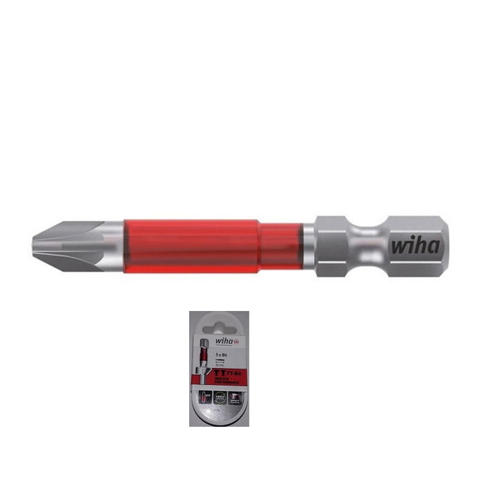 WIHA Set de 5 embouts de vissage Torsion Uv, 1/4'', Pz1, 49mm WIHA Set de 5 embouts de vissage Torsion Uv, 1/4'', Pz1, 49mm