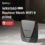 Synology WRX560 - Routeur WiFi 6 Mesh Dual band jusqu'à 3 Gbit/s avec commutateur 4 ports - Gris