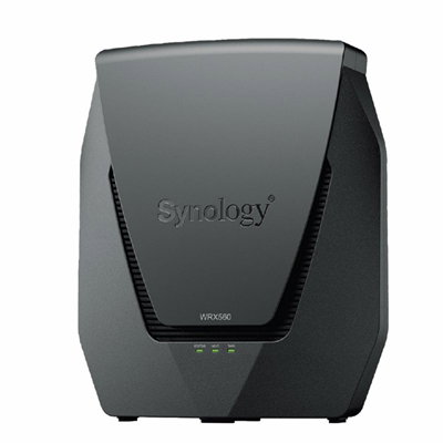 Synology WRX560 Routeur WiFi 6 Double Bande 1.4 GHz Quad-Core 512 Mo DDR3 1xWAN 3xLAN Gigabit 1x2.5GbE USB 3.2 Synology WRX560 Routeur WiFi 6 Double Bande 1.4 GHz Quad-Core 512 Mo DDR3 1xWAN 3xLAN Gigabit 1x2.5GbE USB 3.2