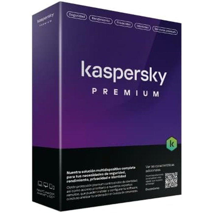 Logiciel de Gestion Kaspersky Premium 10 Dispositivos Caja 1 año ESP Bleu