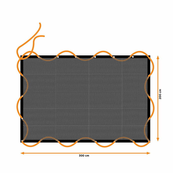 Black & Decker Filet de remorquage 2 x 3 m Plastique Black & Decker Filet de remorquage 2 x 3 m Plastique