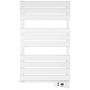 Yoevu - Radiateur Toallero Électrique Bas 500 W avec Double Fonction Séchage et Chauffage, Installation Verticale, IP34, Blanc ou Noir