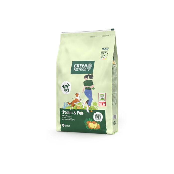 Nourriture Green Petfood Veggie Dog Adult Pommes de terre Pois 10 kg
