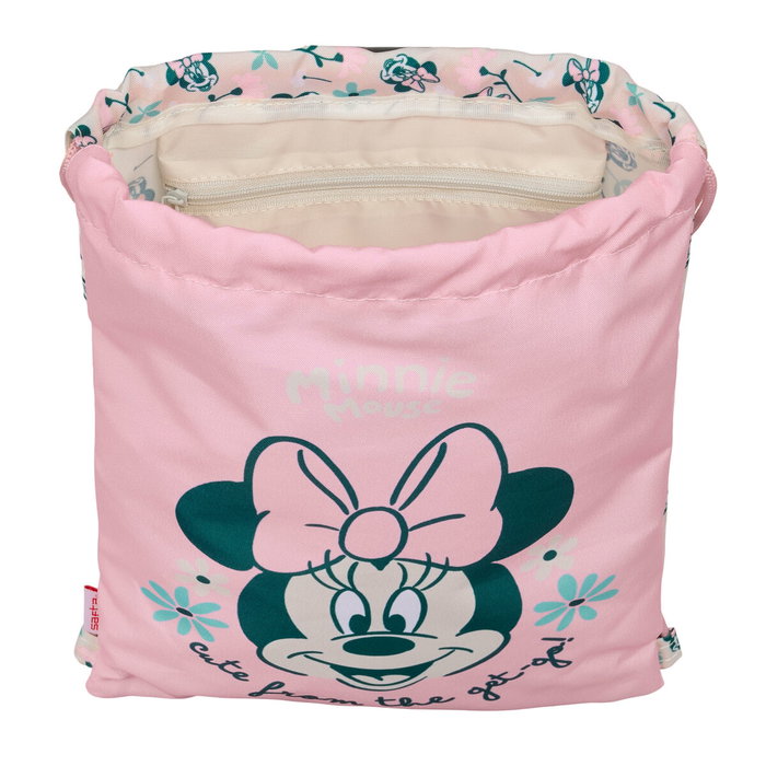Sac à dos serré par des ficelles Minnie Mouse Minty Rose 26 x 34 x 1 cm Sac à dos serré par des ficelles Minnie Mouse Minty Rose 26 x 34 x 1 cm