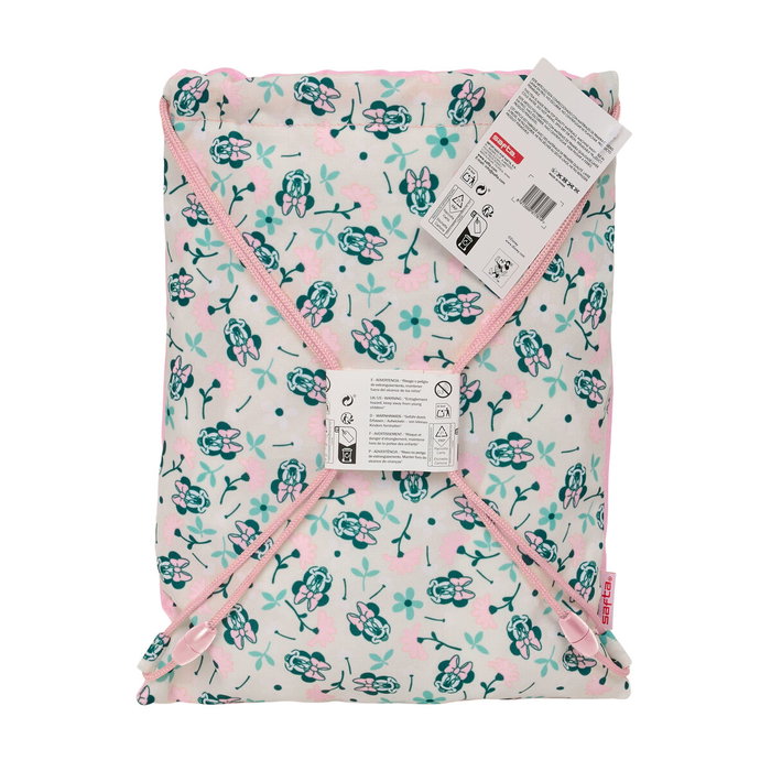 Sac à dos serré par des ficelles Minnie Mouse Minty Rose 26 x 34 x 1 cm Sac à dos serré par des ficelles Minnie Mouse Minty Rose 26 x 34 x 1 cm