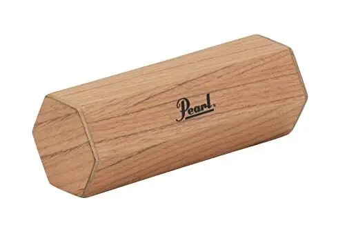 PEARL Ganza Hexagonale en Bois Petite 12x6x25 cm