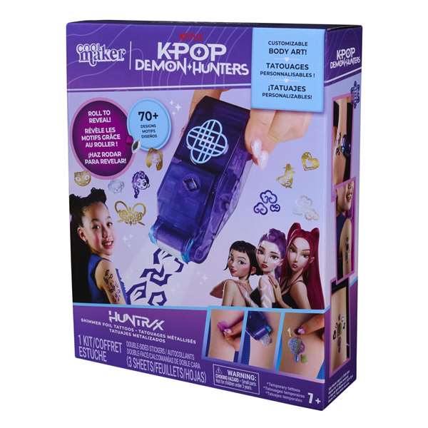 Spin Master Cool Maker K Pop Demon Hunters Tattoo Studio