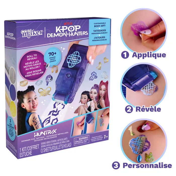 Spin Master Cool Maker K-POP Demon Hunters Tattoo Shimmer Me