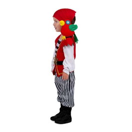 My Other Me Déguisement Pirate Caribéen Rouge Taille 3-4 Ans