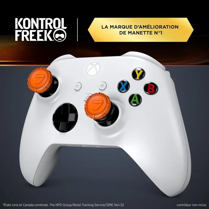Steelseries KontrolFreek Pack de 2 Call Of Duty BO7 Performance Thumbsticks pour Manettes Xbox Series et Xbox One - Orange