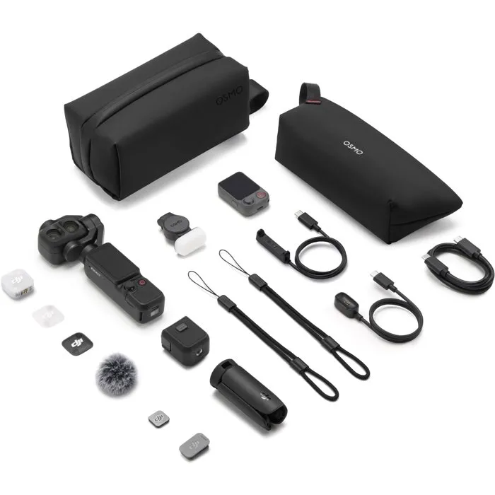 DJI Osmo Pocket 4P Vlog Combo Noir DJI Osmo Pocket 4P Vlog Combo Noir