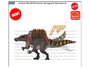 Mattel - Figurine Dinosaure Jurassic World Spinosaurus avec son et lumières - 25,4 x 55,83 x 11,43 cm - Fonctionne avec 3 piles LR44 incluses - Dès 4 ans