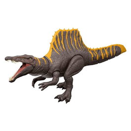Mattel - Figurine Dinosaure Jurassic World Spinosaurus avec son et lumières - 25,4 x 55,83 x 11,43 cm - Fonctionne avec 3 piles LR44 incluses - Dès 4 ans