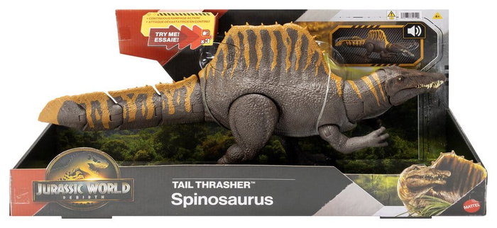 Mattel Figurine Spinosaurus Jurassic World Cola destructrice