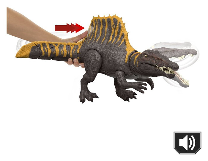 Mattel Figurine Spinosaurus Jurassic World Cola destructrice