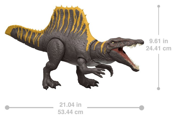 Mattel Figurine Spinosaurus Jurassic World Cola destructrice