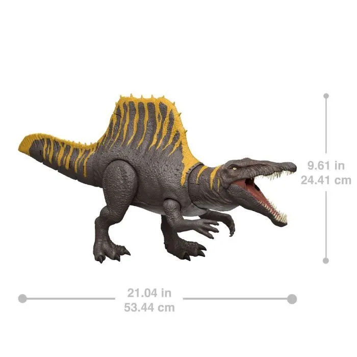 Mattel Figurine Spinosaurus Jurassic World Cola destructrice