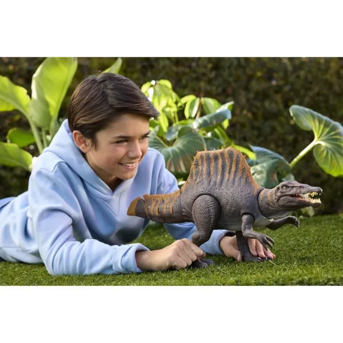 Mattel Figurine Spinosaurus Jurassic World Cola destructrice