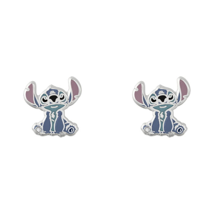 PEERS HARDY Pendientes et Plateau Bijouterie Stitch Disney - Mickey et Minnie avec pendants en argent plaqué PEERS HARDY Pendientes et Plateau Bijouterie Stitch Disney - Mickey et Minnie avec pendants en argent plaqué