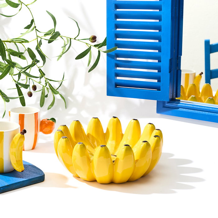 Home Deco Factory Fruitière pour bananes Dolce Vita 25 cm