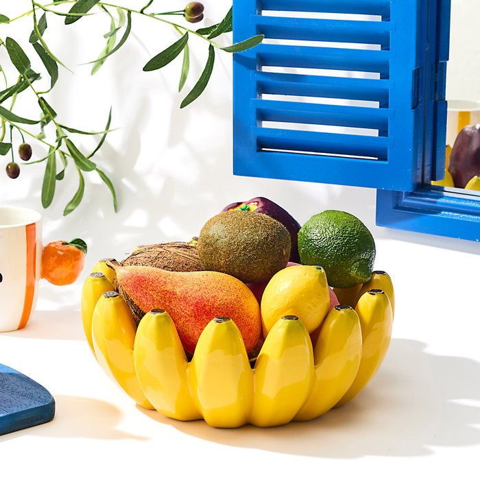 Home Deco Factory Fruitière pour bananes Dolce Vita 25 cm