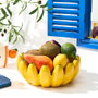 Home Deco Factory Fruitière pour bananes Dolce Vita 25 cm