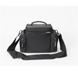 Magma 45 Record-Bag 100 Black/Bordeaux Sac de transport pour 100 disques vinyle 7 pouces Noir/Bordeaux