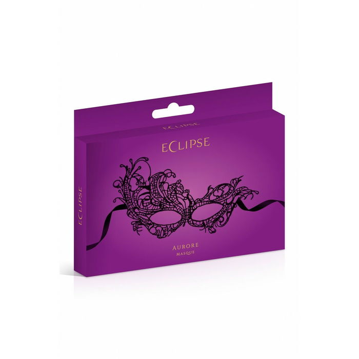 Bleu et Vert Flamboyant Maskarade Noir