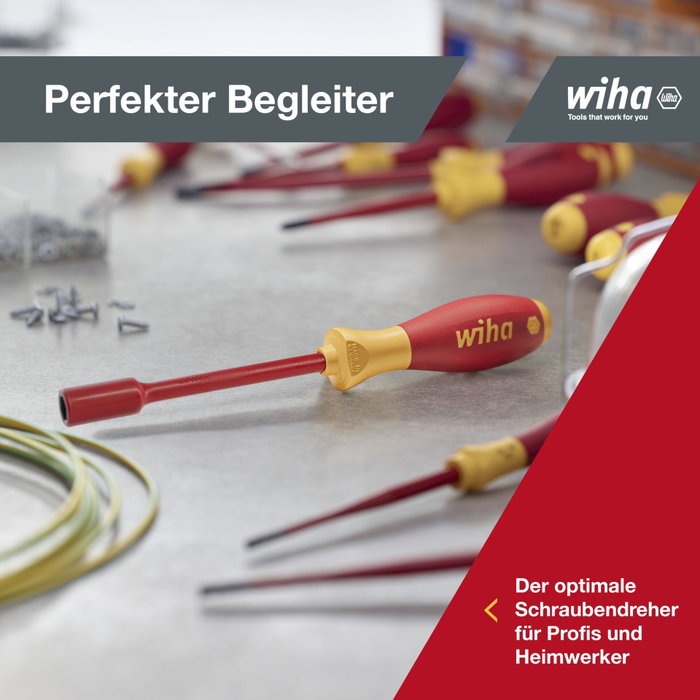 Wiha 322K5 SoftFinish electric - Jeu de 5 tournevis hexagonaux