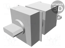 LOVATO ELECTRIC Commutateur à came 16A 0-1 1 pôle pour rail DIN