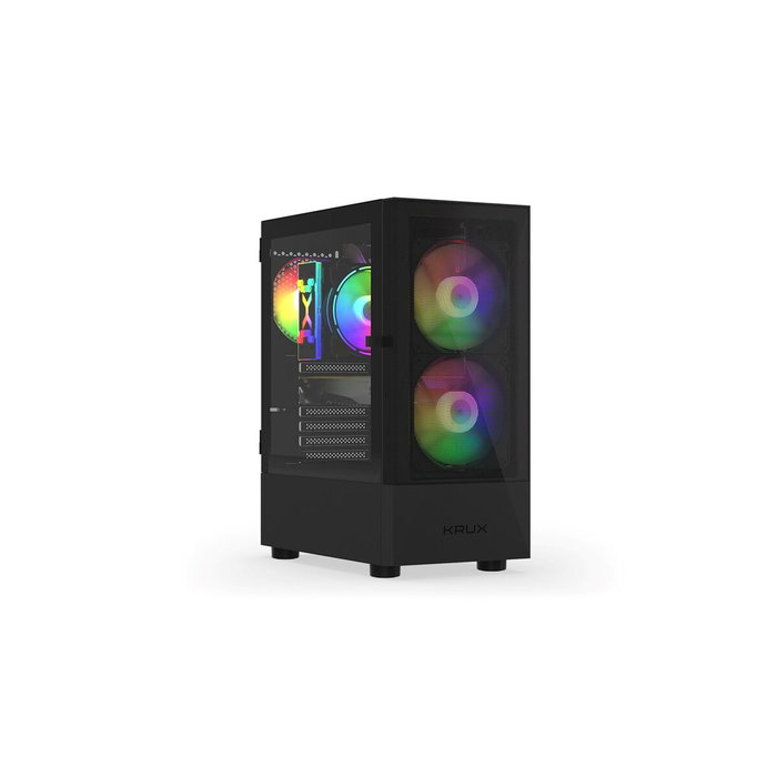 Boîtier ATX/mATX semi-tour Krux VACO KRX0132 Noir Boîtier ATX/mATX semi-tour Krux VACO KRX0132 Noir