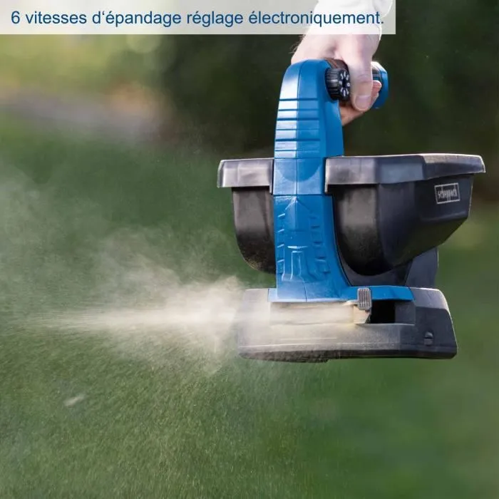 Scheppach Set S C-GSP800-X - Épandeur d'engrais sans fil