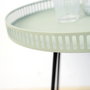 Vinthera Table d'appoint Moa Noir Vert (Lot de 6)