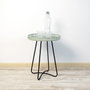 Vinthera Table d'appoint Moa Noir Vert (Lot de 6)