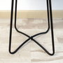 Vinthera Table d'appoint Moa Noir Vert (Lot de 6)