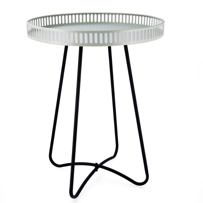 Vinthera Table d'appoint Moa Noir Vert (Lot de 6) Vinthera Table d'appoint Moa Noir Vert (Lot de 6)