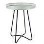 Vinthera Table d'appoint Moa Noir Vert (Lot de 6)