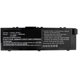 CoreParts Batterie pour Dell 87,69Wh 11,1V 7900mAh Noir