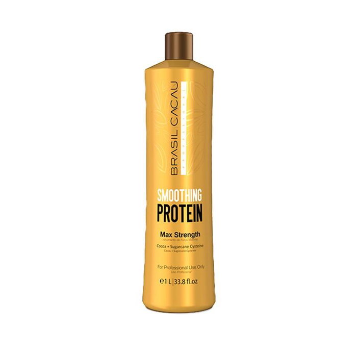 Brasil Cacau Smoothing Protein 1000 ml - Soin Alisant Réstructurant pour Cheveux Épais et Résistants - Anti-Frizz Brasil Cacau Smoothing Protein 1000 ml - Soin Alisant Réstructurant pour Cheveux Épais et Résistants - Anti-Frizz
