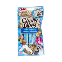 CHURU VET CHURU CAT BITES Receta de Atun con Vieira (Thon et Pétoncle)