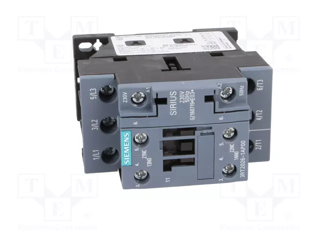 SIEMENS 3RT2026-1AP00 Contacteur 3-pôles NO x3 230VAC S0